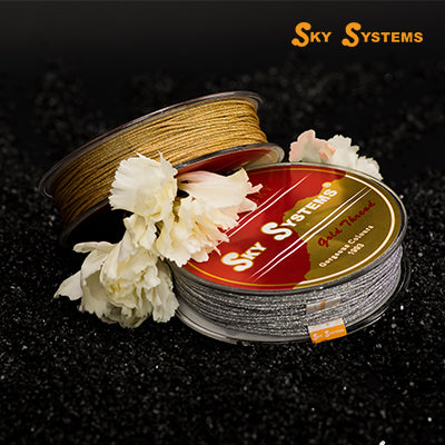 SKY Systems AEQB | Gold & Silver Cord | 0.85mm | 20mt Roll