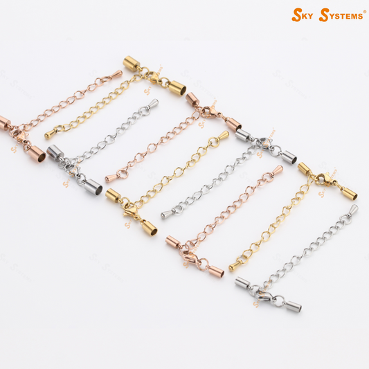 SHC - Stainless Steel Clasp Set with 5cm extension Chain