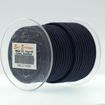SKY Systems Milan ML221 | Braided Cord | 4.0mm | 38 Colors | 20mt Roll