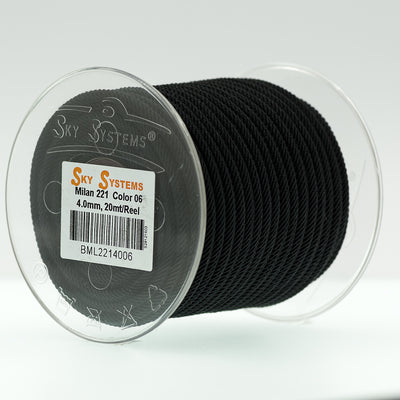 SKY Systems Milan ML221 | Braided Cord | 4.0mm | 38 Colors | 20mt Roll