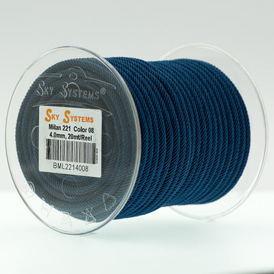 SKY Systems Milan ML221 | Braided Cord | 4.0mm | 38 Colors | 20mt Roll