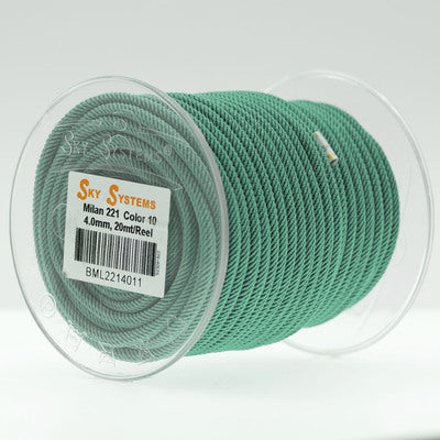 SKY Systems Milan ML221 | Braided Cord | 4.0mm | 38 Colors | 20mt Roll