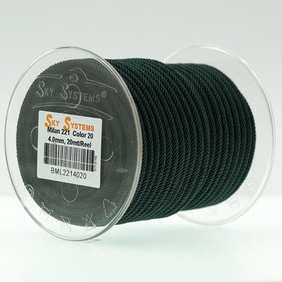 SKY Systems Milan ML221 | Braided Cord | 4.0mm | 38 Colors | 20mt Roll