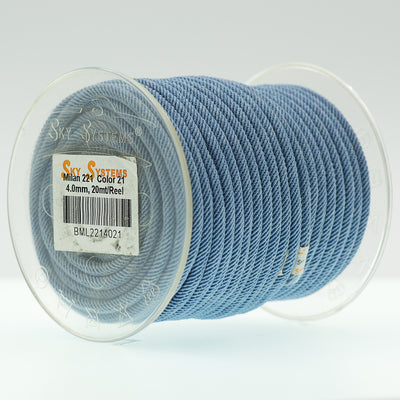 SKY Systems Milan ML221 | Braided Cord | 4.0mm | 38 Colors | 20mt Roll