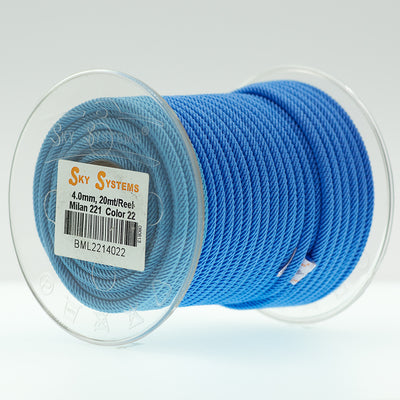 SKY Systems Milan ML221 | Braided Cord | 4.0mm | 38 Colors | 20mt Roll