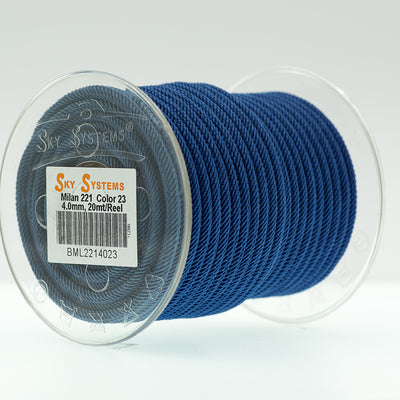 SKY Systems Milan ML221 | Braided Cord | 4.0mm | 38 Colors | 20mt Roll