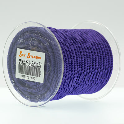 SKY Systems Milan ML221 | Braided Cord | 4.0mm | 38 Colors | 20mt Roll
