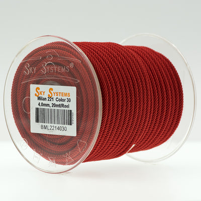 SKY Systems Milan ML221 | Braided Cord | 4.0mm | 38 Colors | 20mt Roll