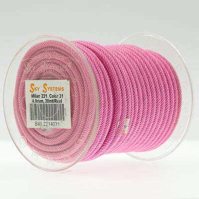 SKY Systems Milan ML221 | Braided Cord | 4.0mm | 38 Colors | 20mt Roll