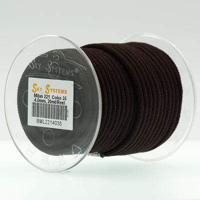 SKY Systems Milan ML221 | Braided Cord | 4.0mm | 38 Colors | 20mt Roll