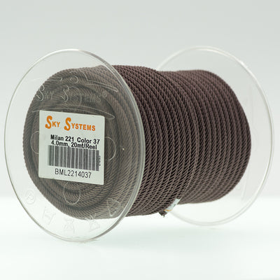 SKY Systems Milan ML221 | Braided Cord | 4.0mm | 38 Colors | 20mt Roll