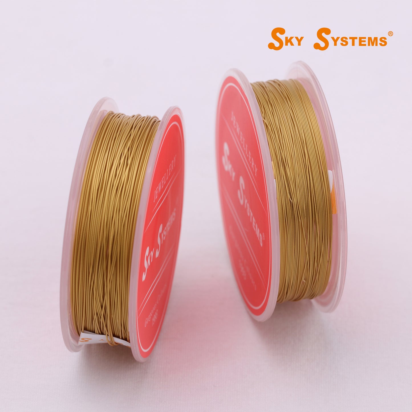 SKY - Gold steel wire