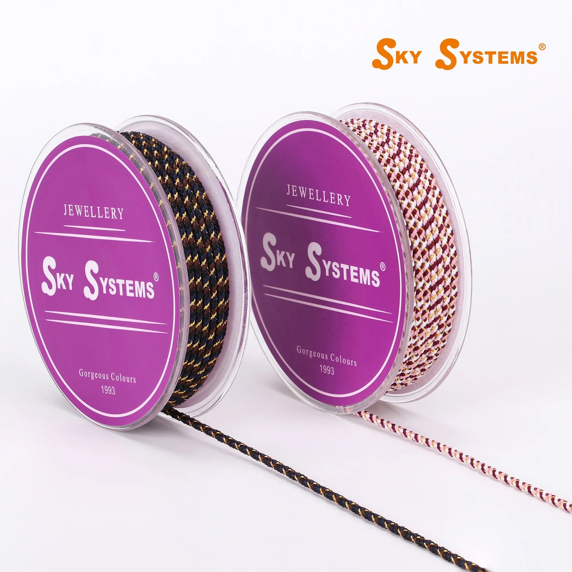 SKY H | Gold Braided Multi Color