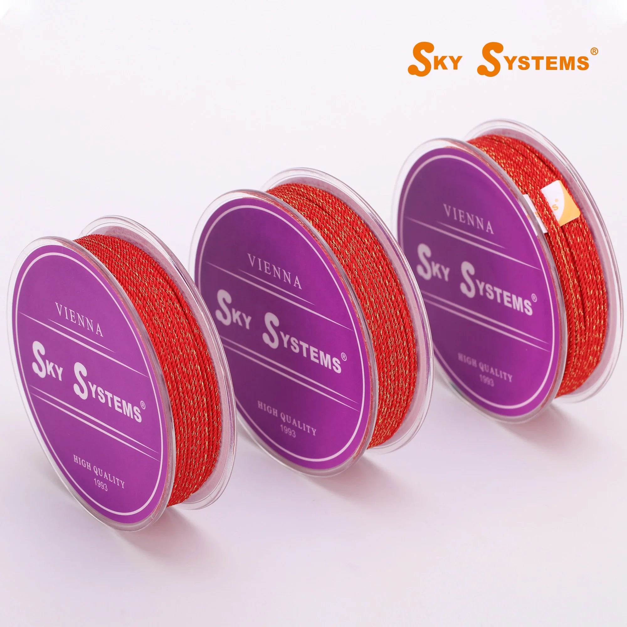 SKY ML226G – 1.2mm Red & Gold Jewelry Cord