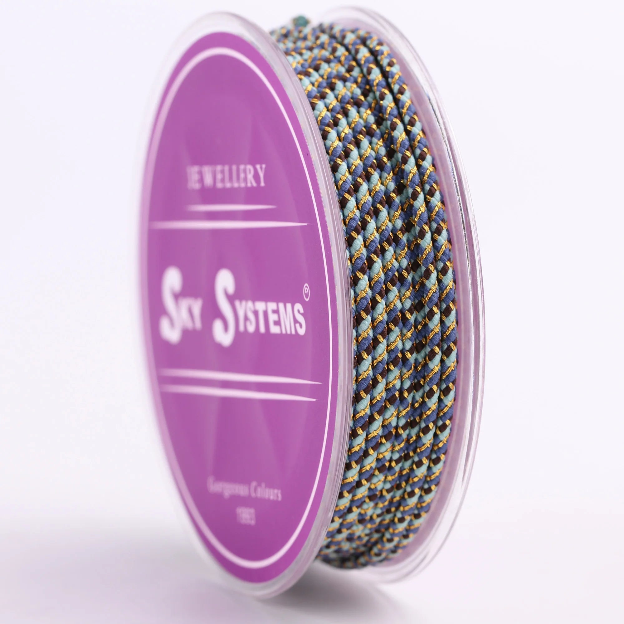 SKY H | Gold Braided Multi Color