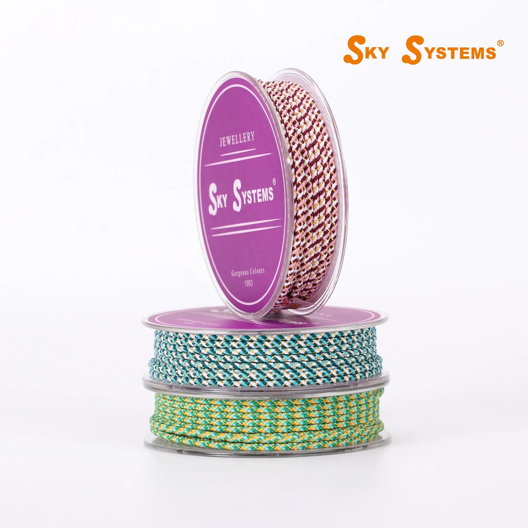 SKY H | Gold Braided Multi Color