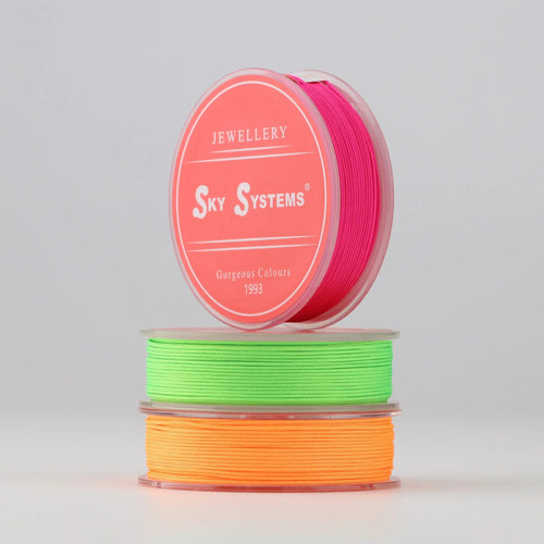 SKY Systems T2 | Neon Jewelry Cord | White | 0.9mm/10mt