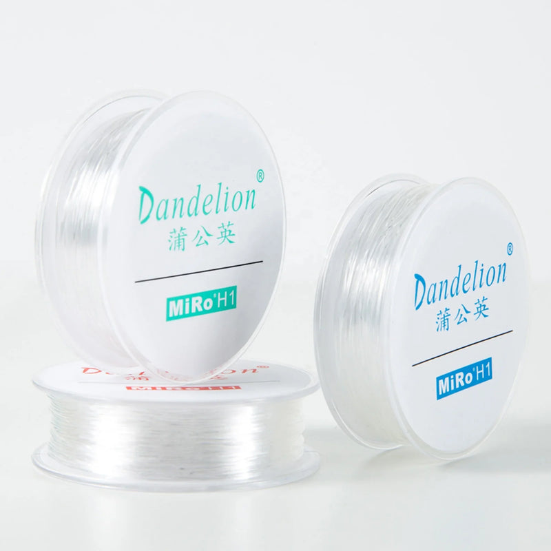 Dandelion H1 | TPU Transparent Elastic Cord | Transparent | 0.5mm/40mt