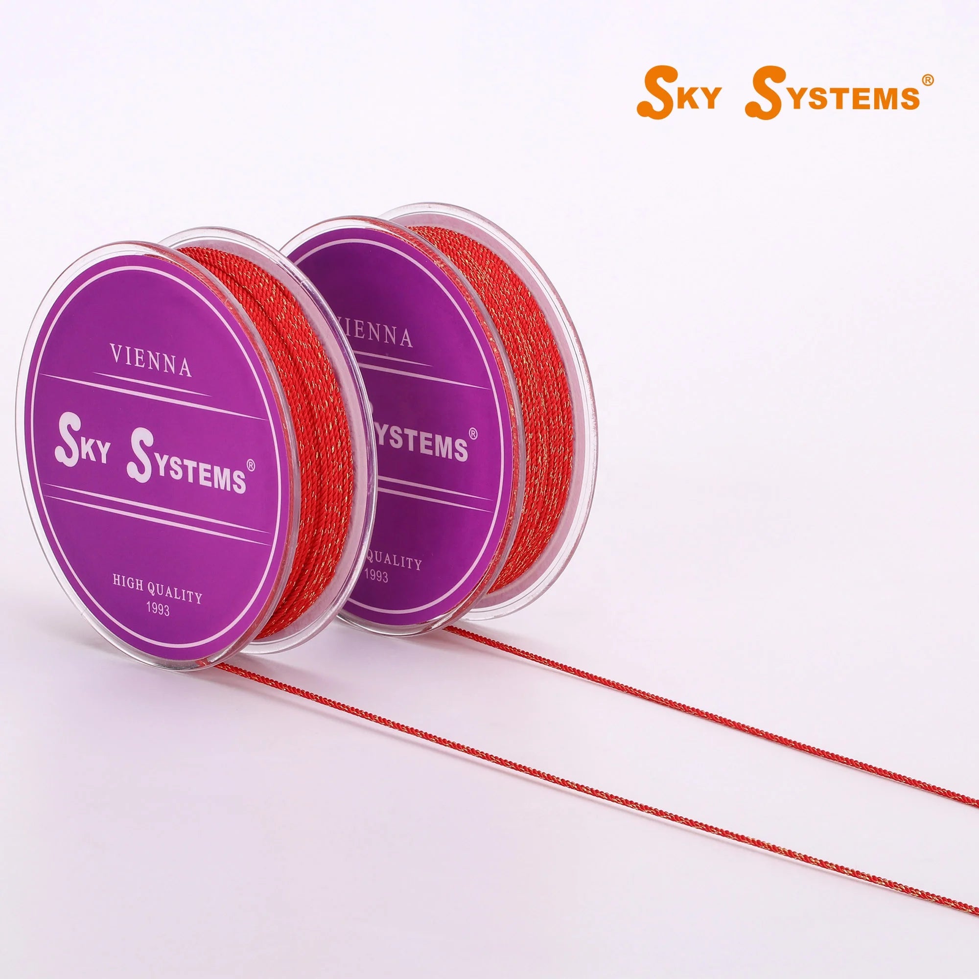 SKY ML226G – 1.2mm Red & Gold Jewelry Cord