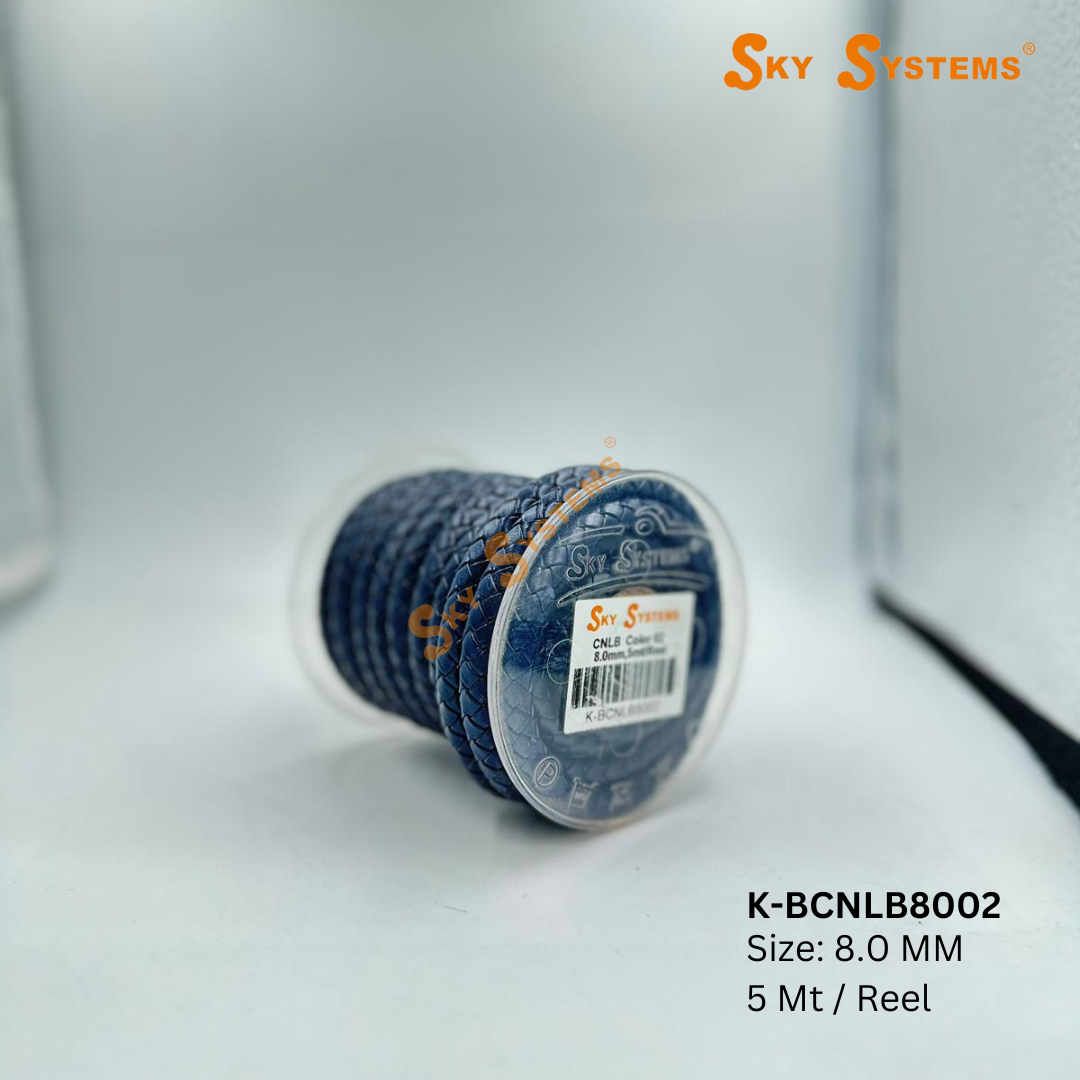 SKY Systems Braided Leather Cord | Premium Colors