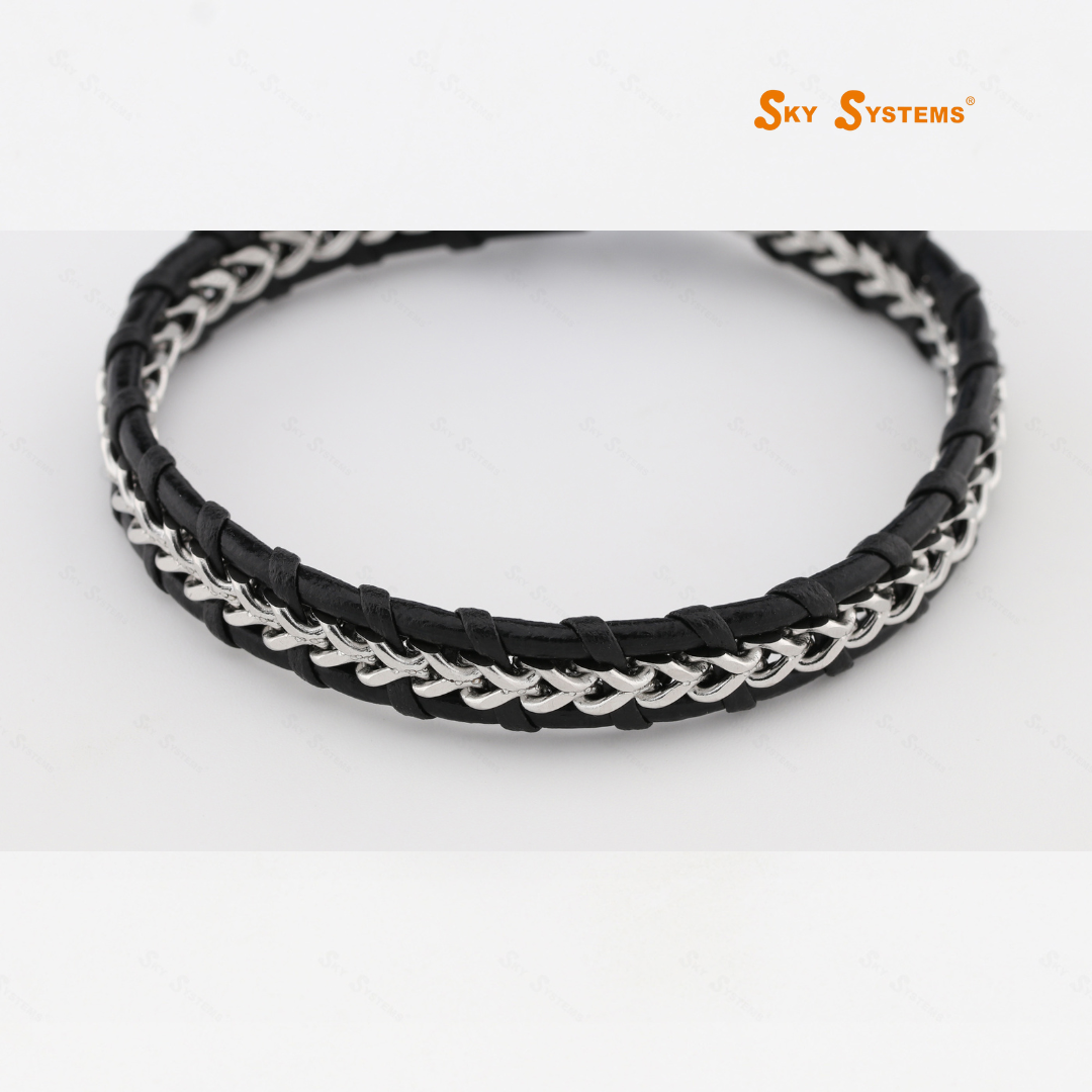 Leather Bracelet Strap 25CM / pcs