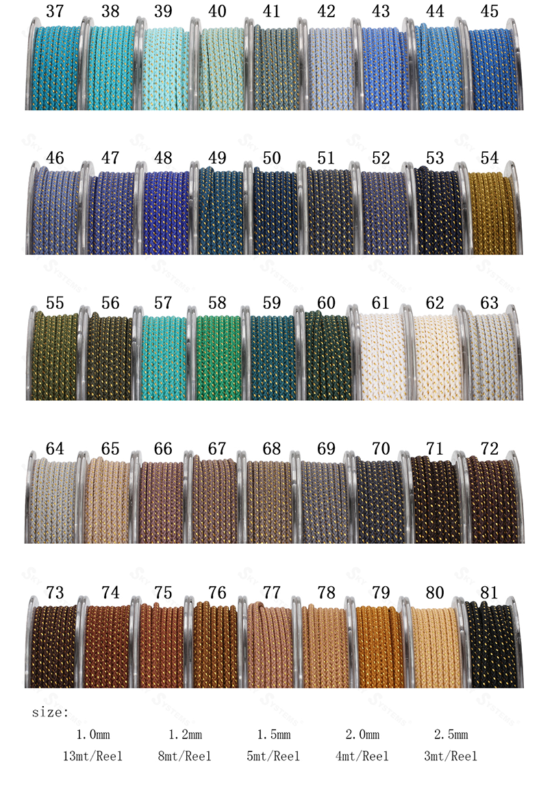 SKY TYB-M2 | GOLD MIX | 23 Colors color chart 3