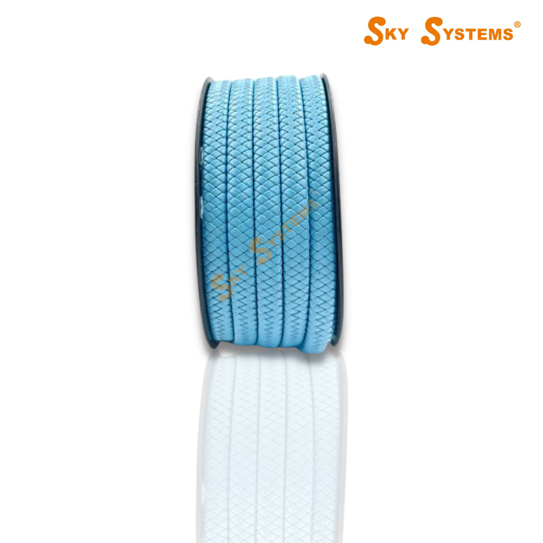 SKY Systems Braided Flat Leather Cord | Premium