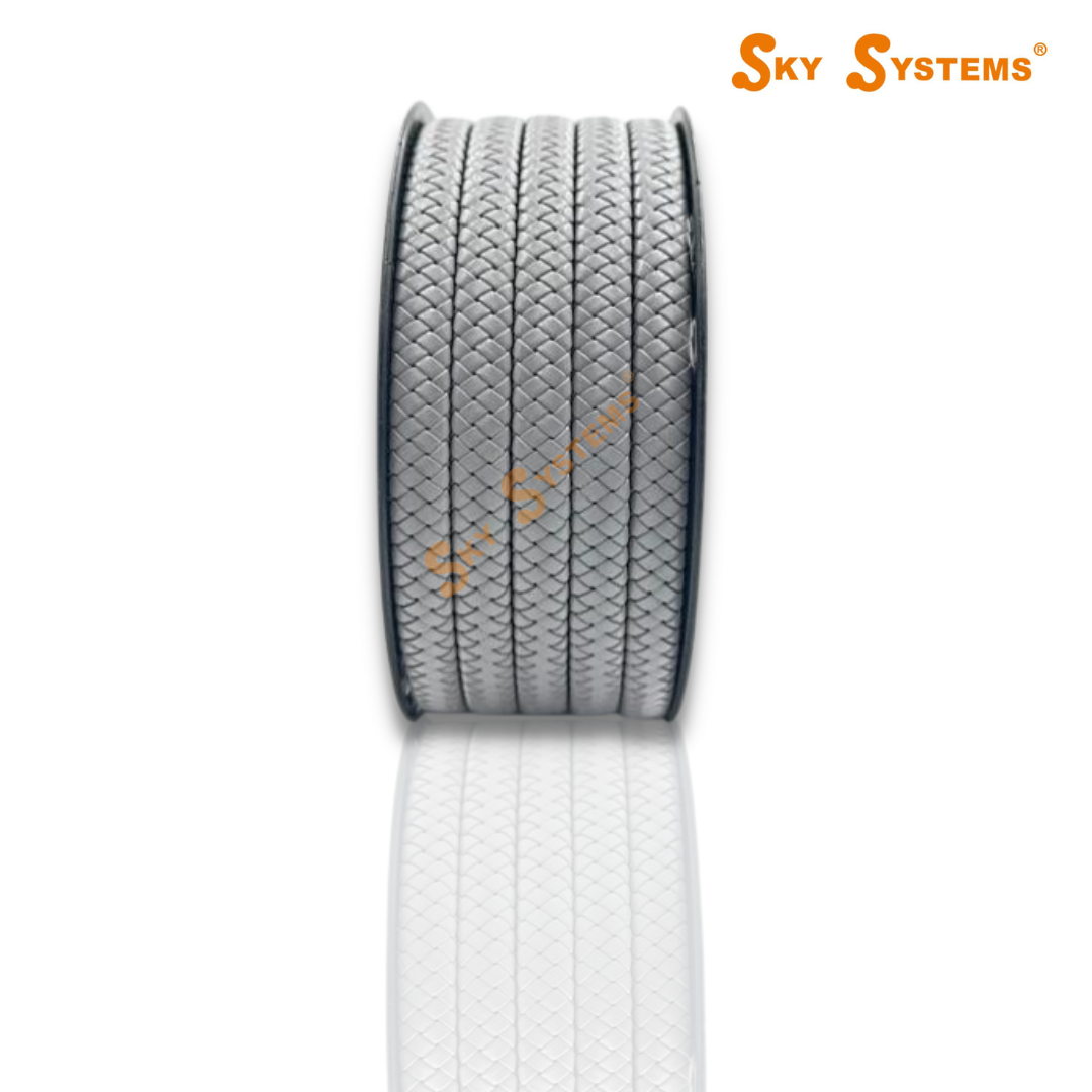 SKY Systems Braided Flat Leather Cord | Premium