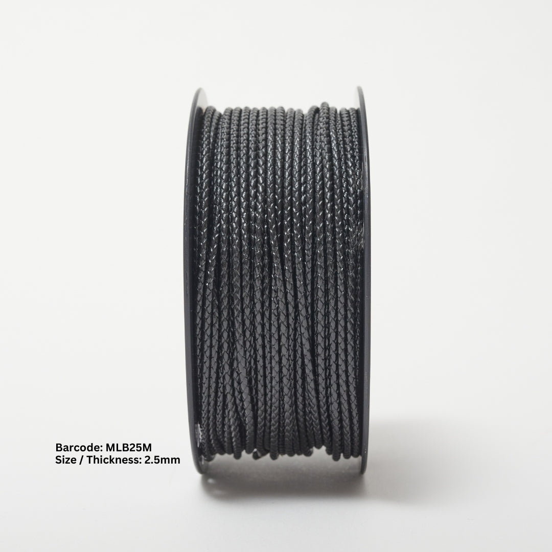 SKY Braided Round Leather Cord | Fine