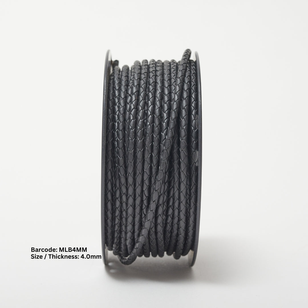 SKY Braided Round Leather Cord | Fine