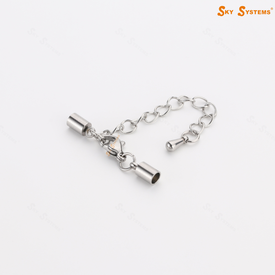 SHC - Stainless Steel Clasp Set with 5cm extension Chain