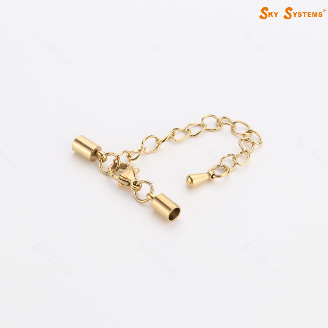 SHC - Stainless Steel Clasp Set with 5cm extension Chain