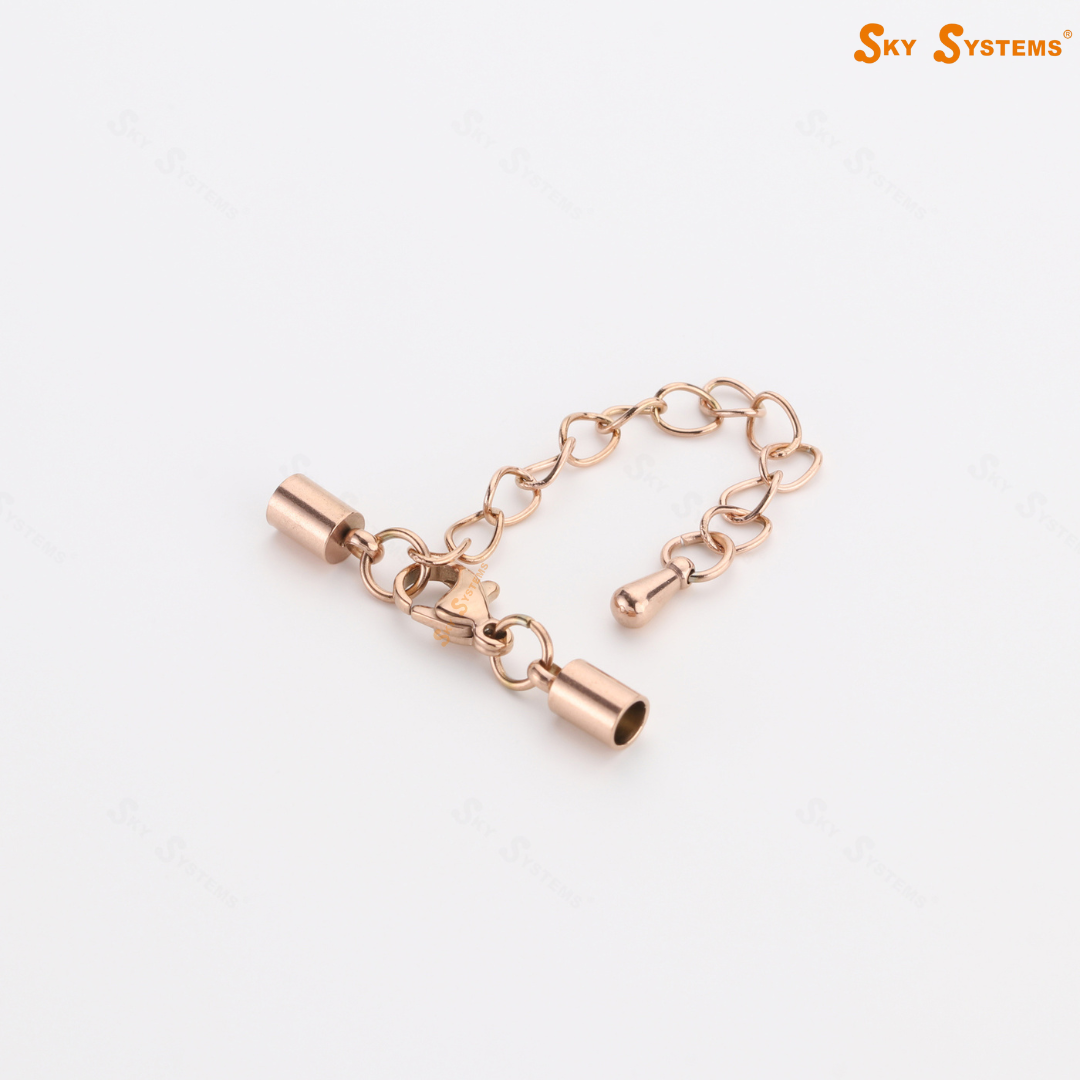 SHC - Stainless Steel Clasp Set with 5cm extension Chain