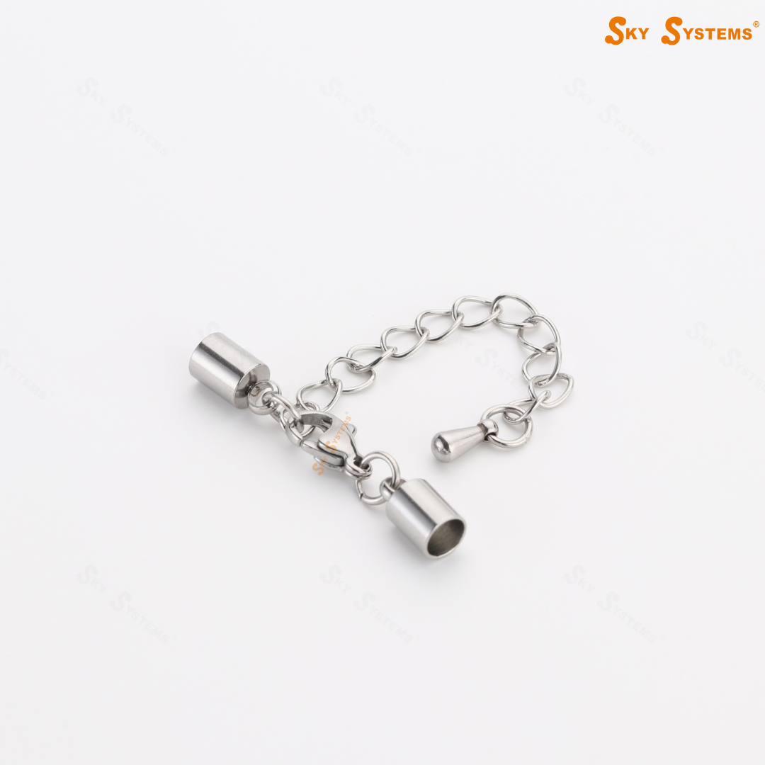 SHC - Stainless Steel Clasp Set with 5cm extension Chain