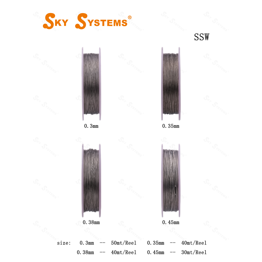 SKY Systems Steel Cord | Nylon Coated | 40mt