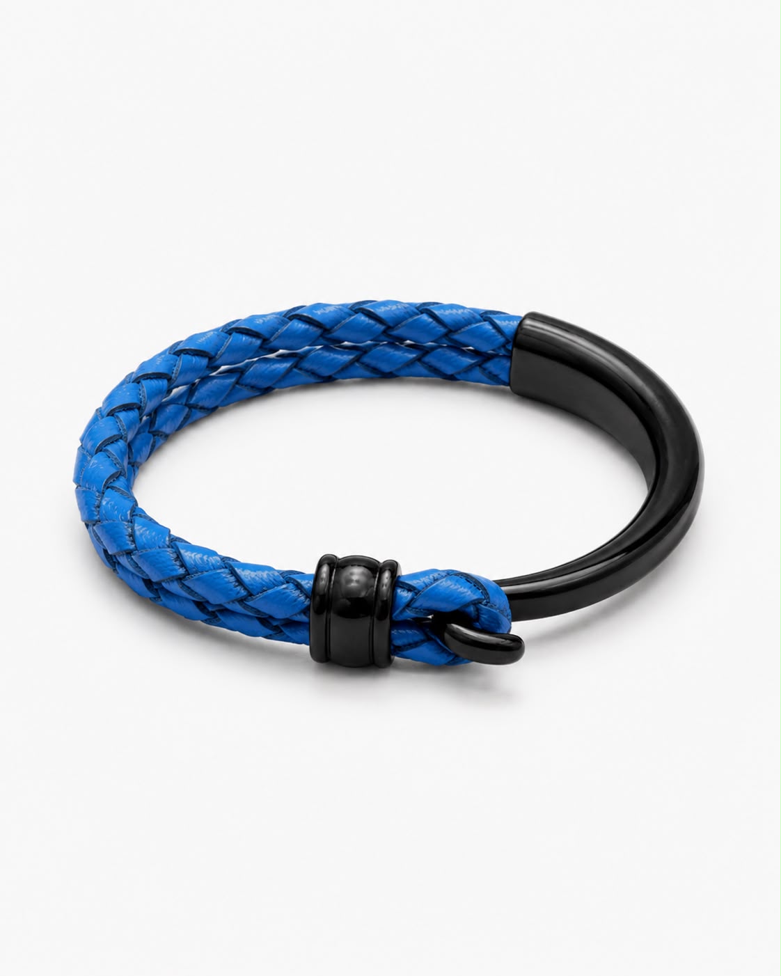 Hook Clasp Leather Bracelet — design BL203 | Sky Systems Vienna
