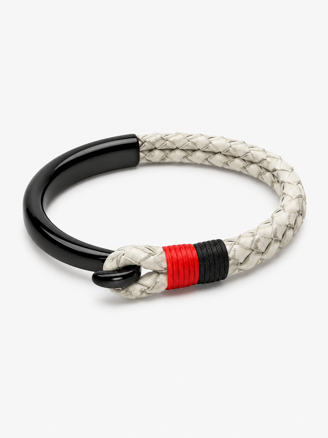 Hook Clasp Leather Bracelet — design BL207 | Sky Systems Vienna