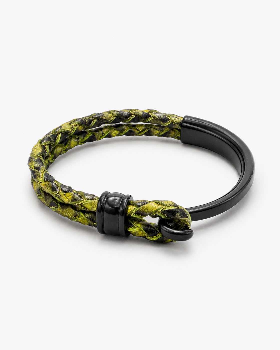 Hook Clasp Leather Bracelet — design BL208 | Sky Systems Vienna