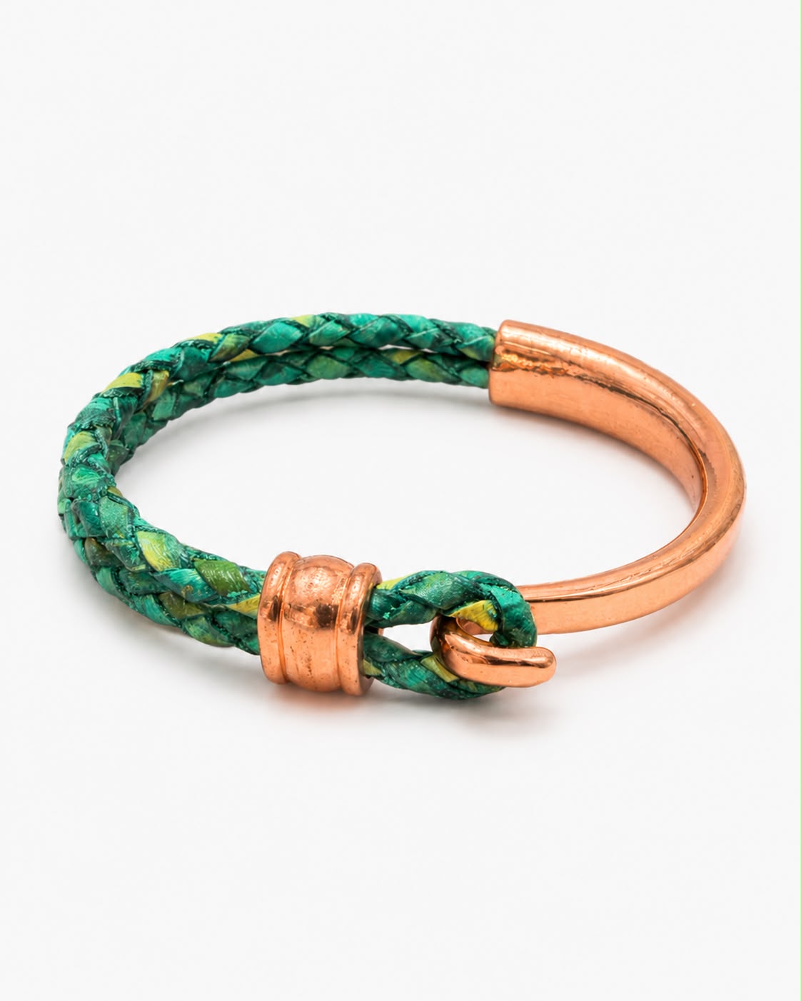 Hook Clasp Leather Bracelet — design RG209 | Sky Systems Vienna
