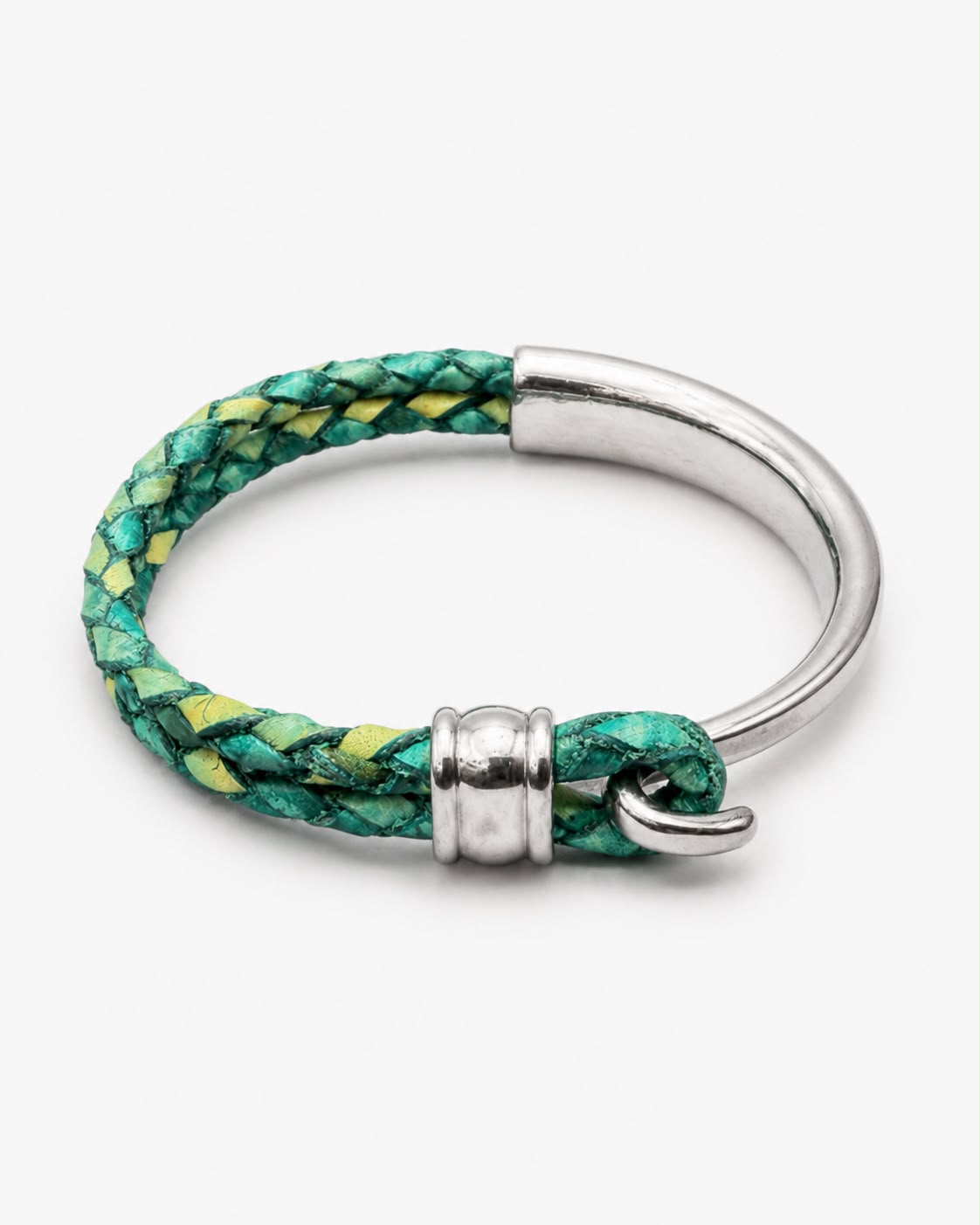 Hook Clasp Leather Bracelet — design ST209 | Sky Systems Vienna