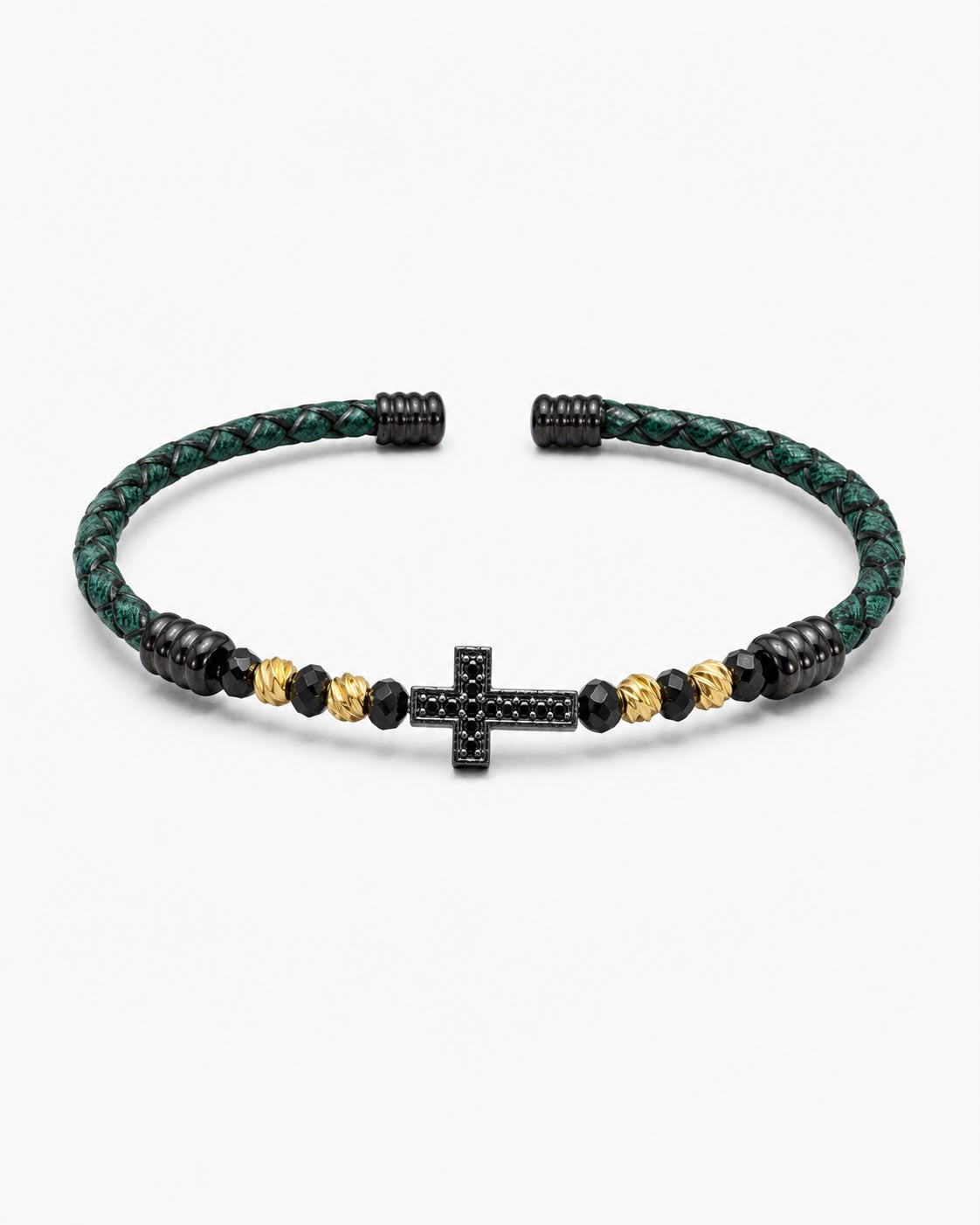 Cross Leather Bracelet — design C13 | Sky Systems Vienna
