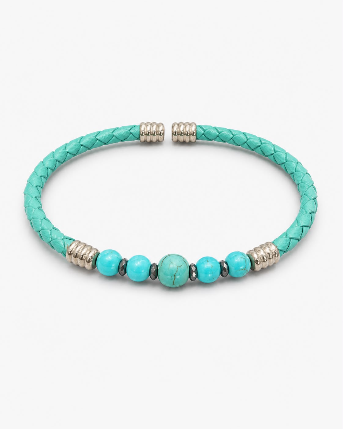 Natural Stone Leather Bracelet — design NT916 | Sky Systems Vienna