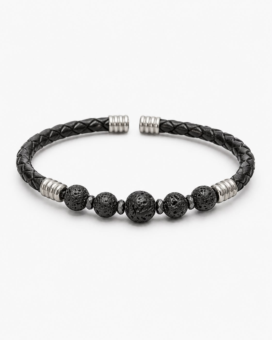 Natural Stone Leather Bracelet — design NT918 | Sky Systems Vienna