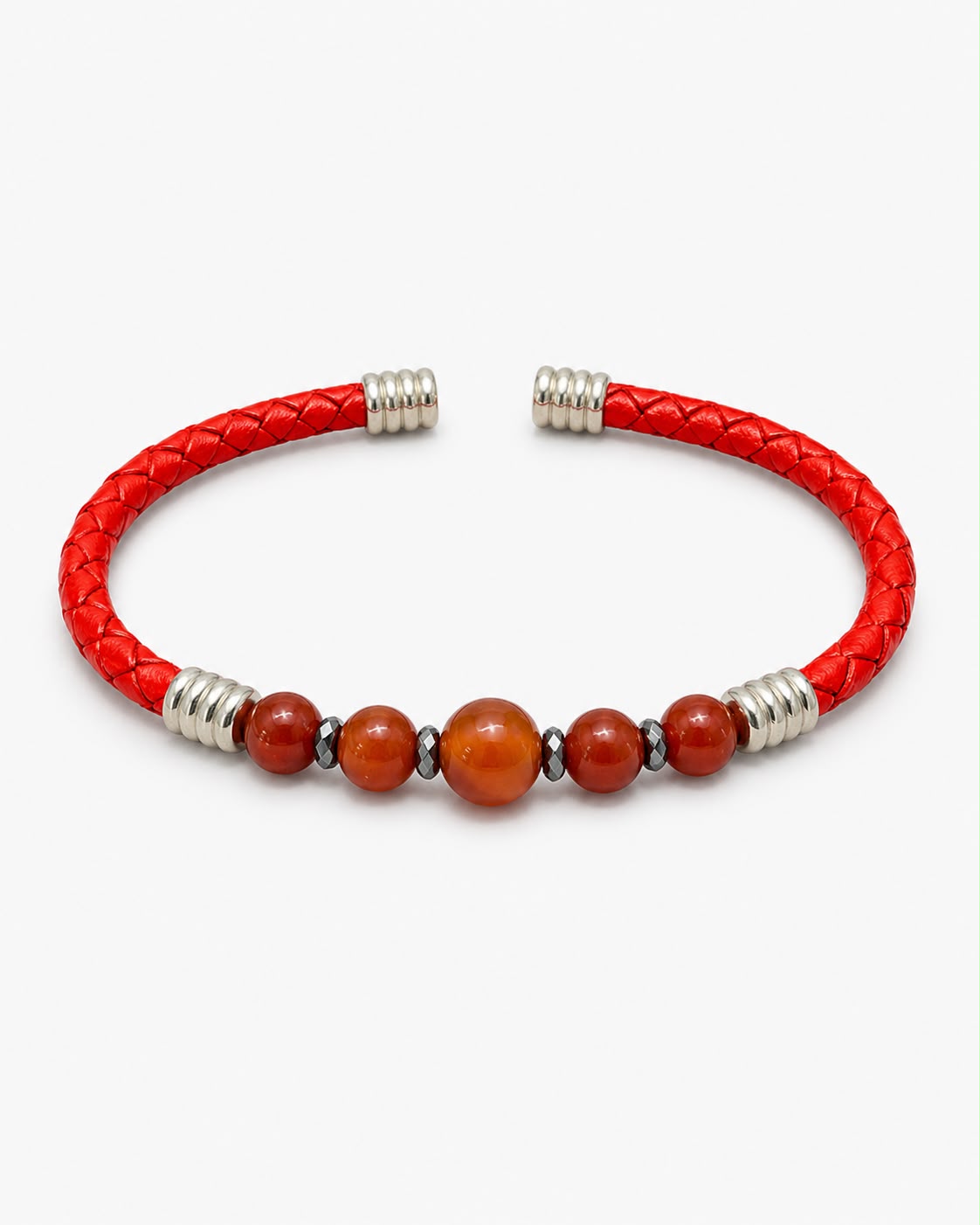 Natural Stone Leather Bracelet — design NT919 | Sky Systems Vienna