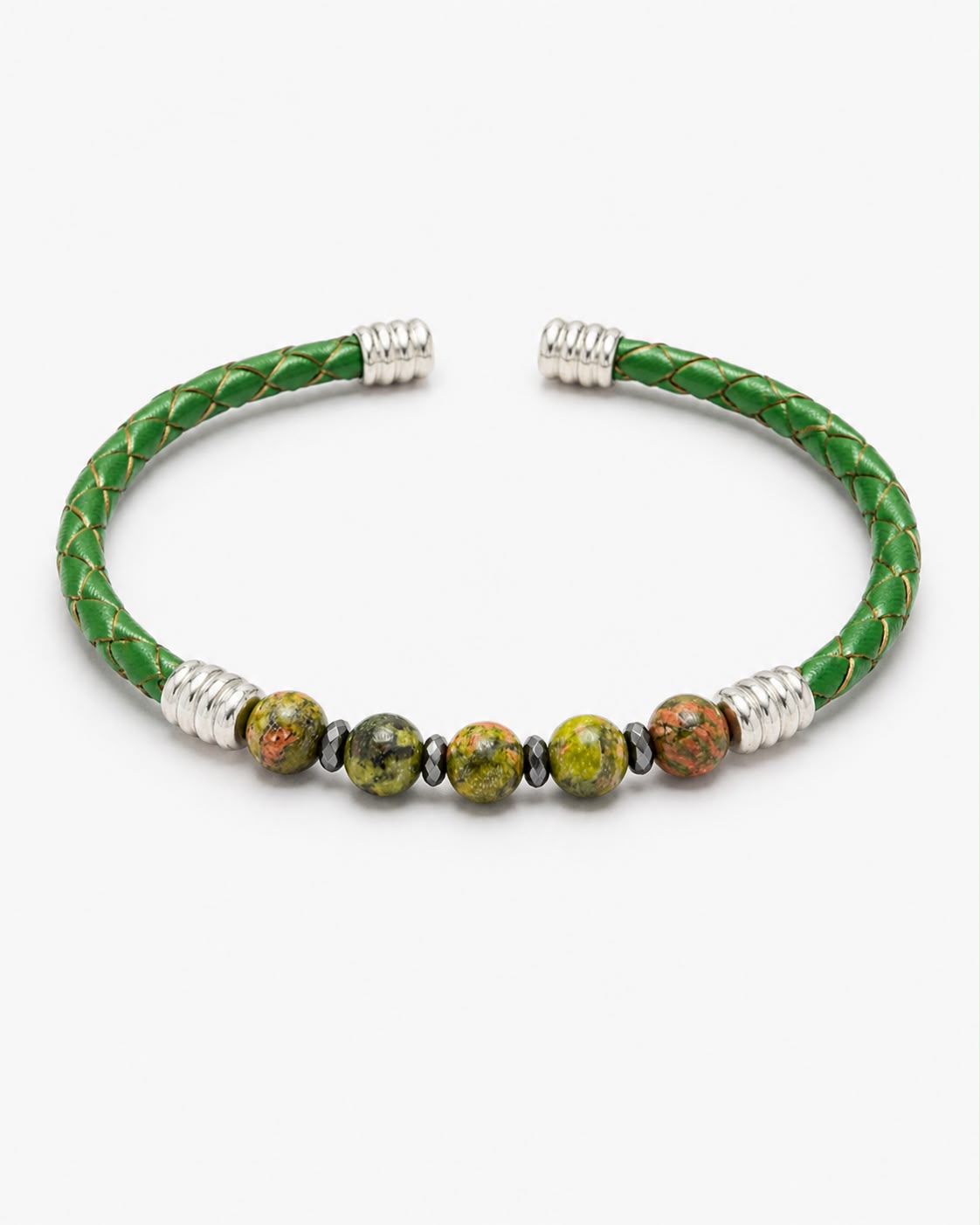 Natural Stone Leather Bracelet — design NT920 | Sky Systems Vienna