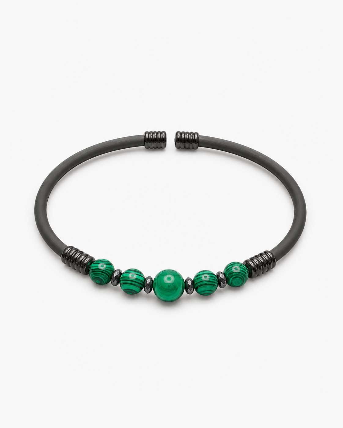 Natural Stone Rubber Cord Bracelet — design NT10 | Sky Systems Vienna