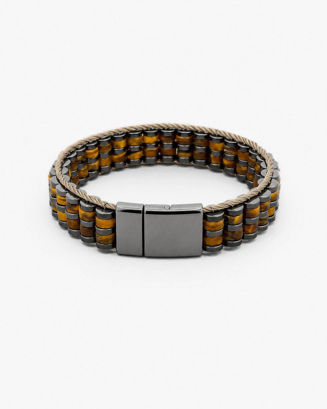 Natural Stone Tile Bracelet — design B07 | Sky Systems Vienna