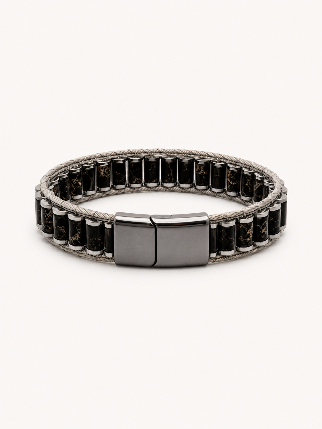 Natural Stone Tile Bracelet — design B10 | Sky Systems Vienna