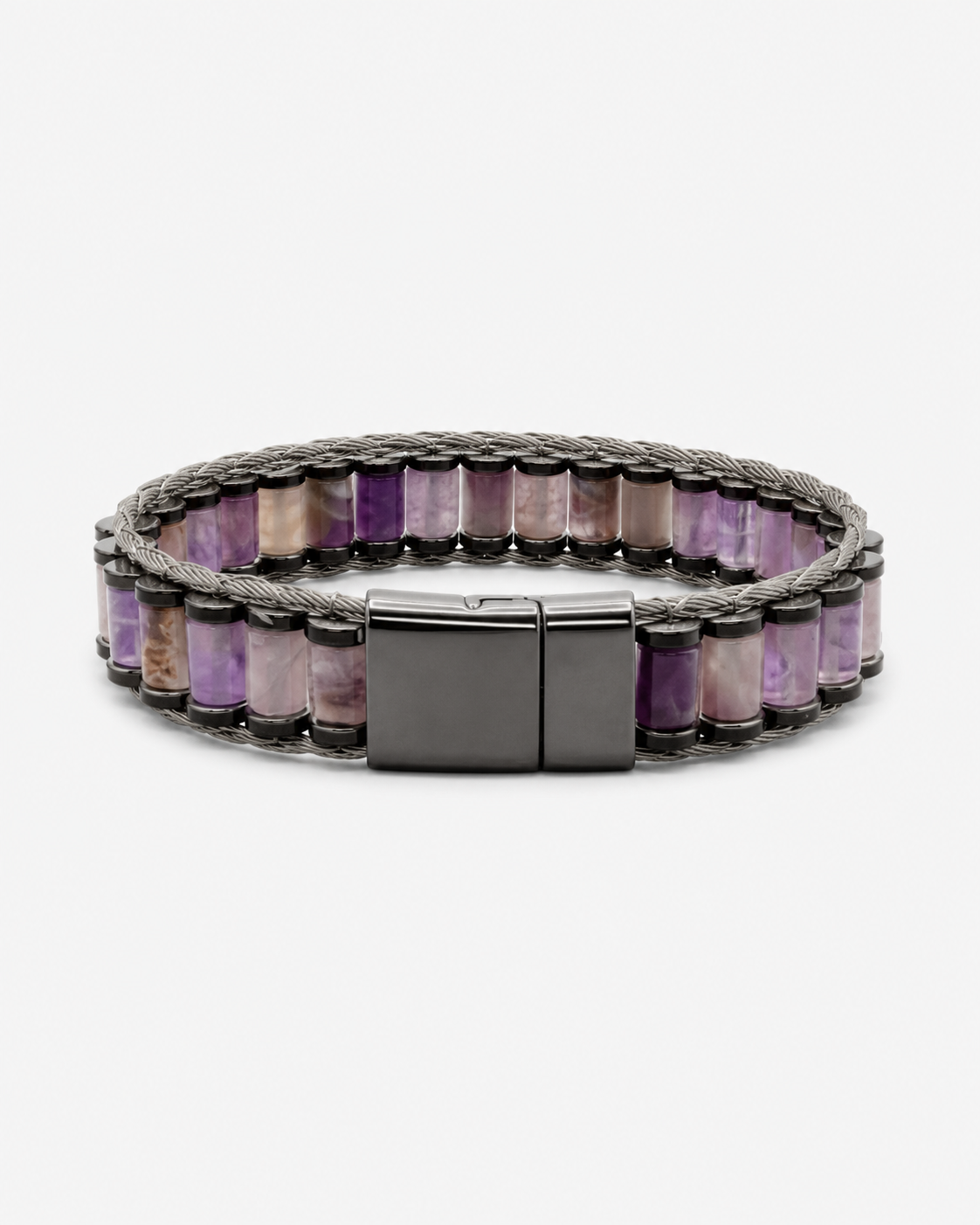 Natural Stone Tile Bracelet — design B11 | Sky Systems Vienna