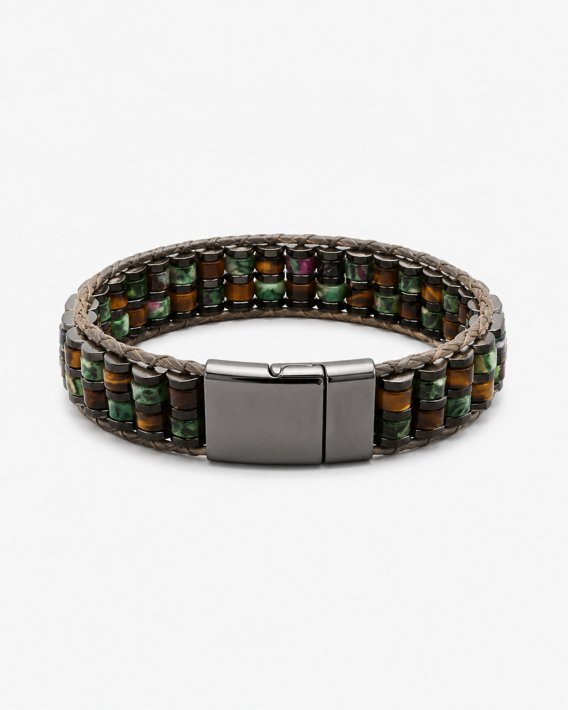 Natural Stone Tile Bracelet — design B13 | Sky Systems Vienna